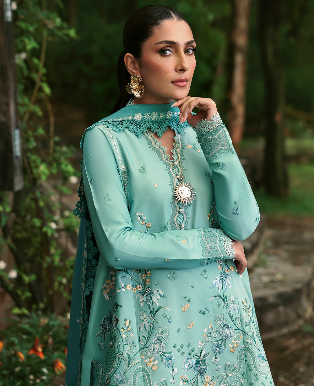Republic Womenswear | Talia Luxury Lawn 25 | D5-A - Kaeliya - by - Libasekhas UK - Registered Vendor of : Republic Womenswear - 100% Original Designer Dresss