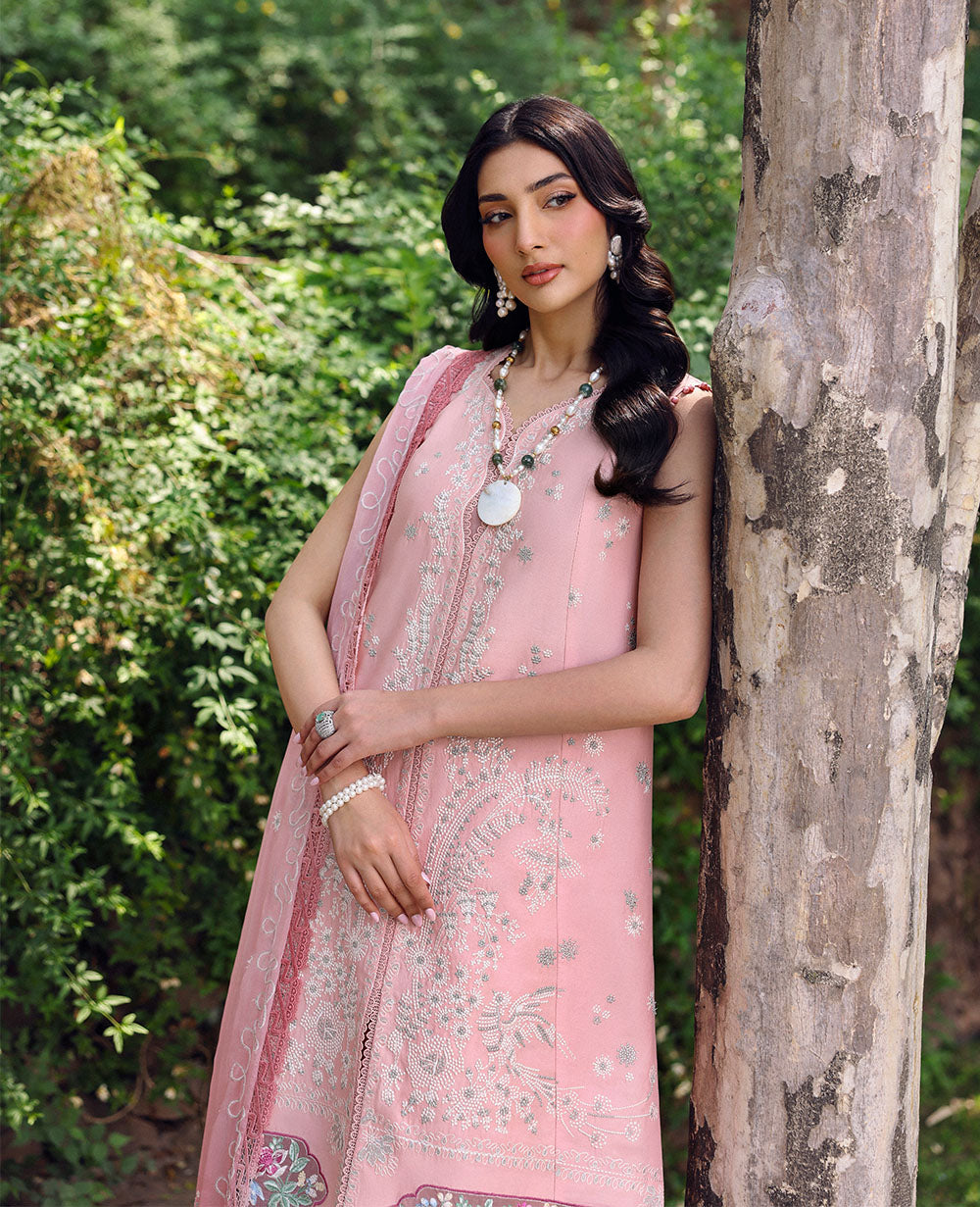 Republic Womenswear | Talia Luxury Lawn 25 | D7-A - Ora - by - Libasekhas UK - Registered Vendor of : Republic Womenswear - 100% Original Designer Dresss
