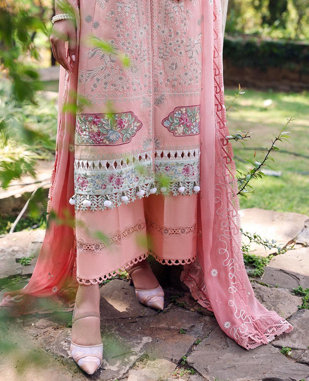 Republic Womenswear | Talia Luxury Lawn 25 | D7-A - Ora - by - Libasekhas UK - Registered Vendor of : Republic Womenswear - 100% Original Designer Dresss
