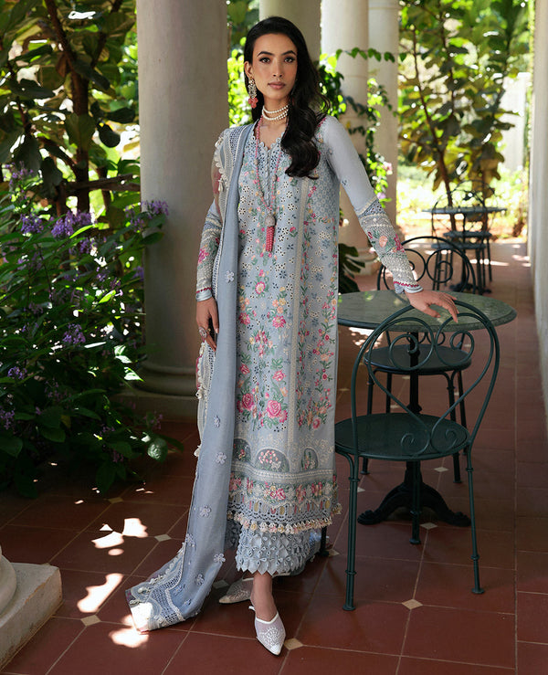 Republic Womenswear | Kalani Eid Luxury Lawn 25 | D7-B - Hoor - by - Libasekhas UK - Registered Vendor of : Republic Womenswear - 100% Original Designer Dresss