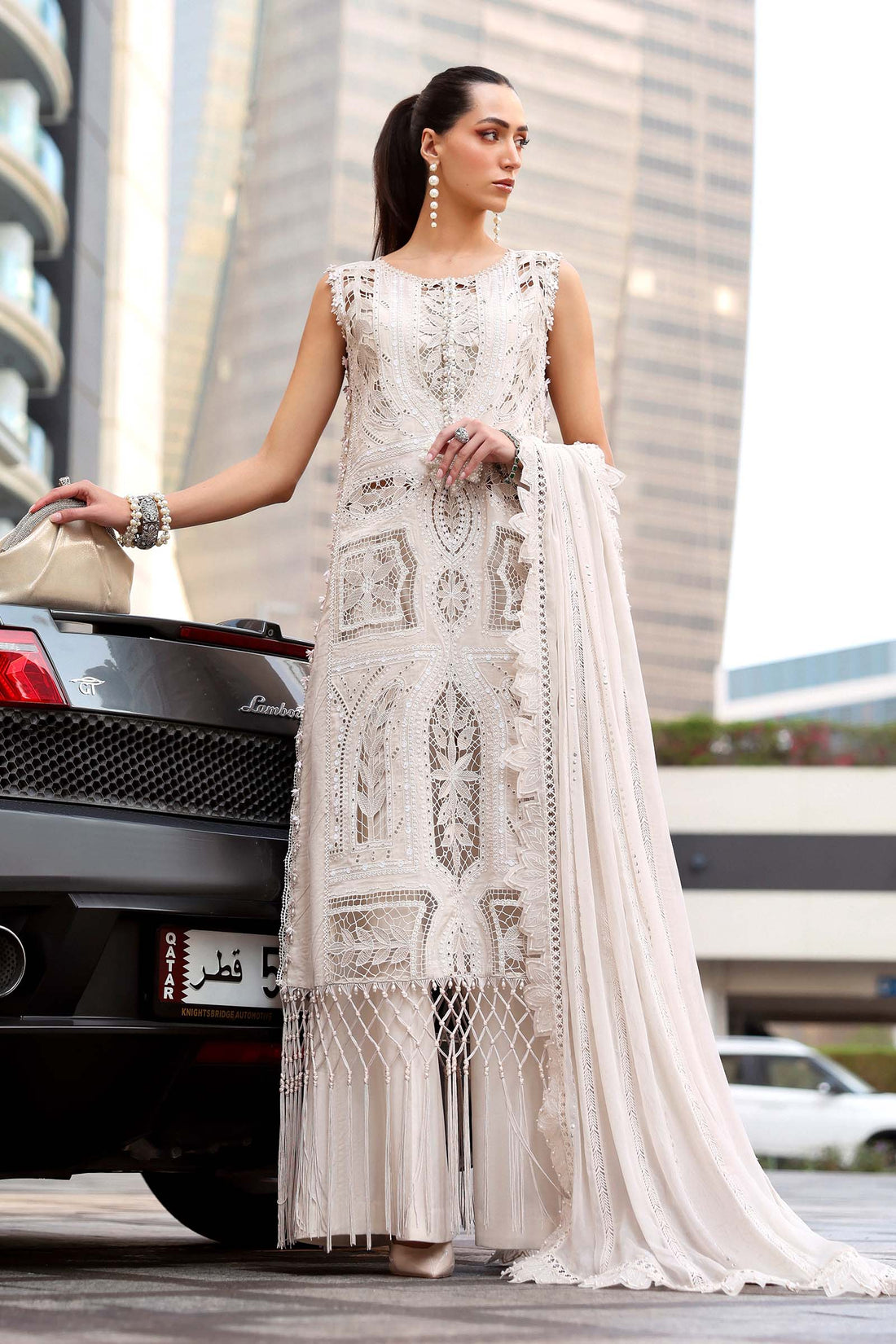 Maria B | Lawn 26 | D-2608-A - by Libasekhas UK - Registered Vendor of : Maria B - 100% Original Designer Dress