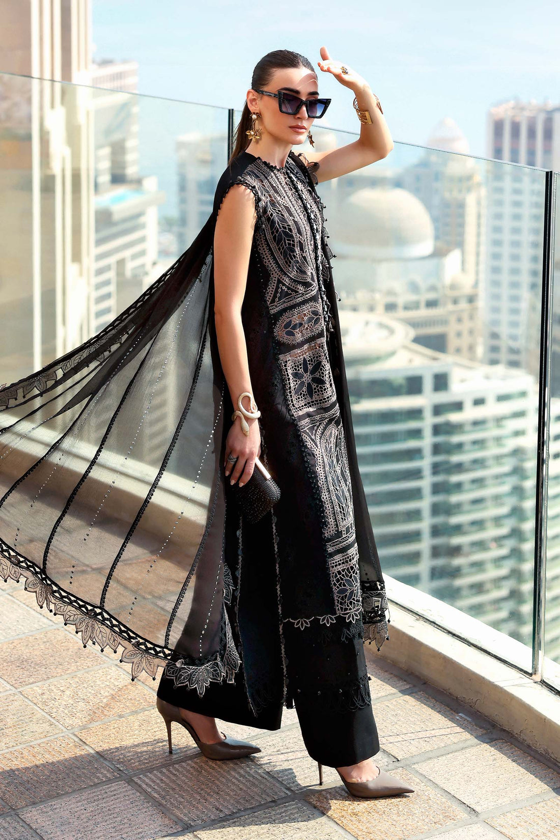 Maria B | Lawn 26 | D-2608-B - by Libasekhas UK - Registered Vendor of : Maria B - 100% Original Designer Dress