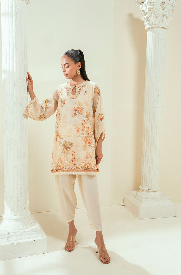 Dhanak | Signature Pret | SS24DA-2586 BEIGE - by - Libasekhas UK - Registered Vendor of : Dhanak - 100% Original Designer Dresss