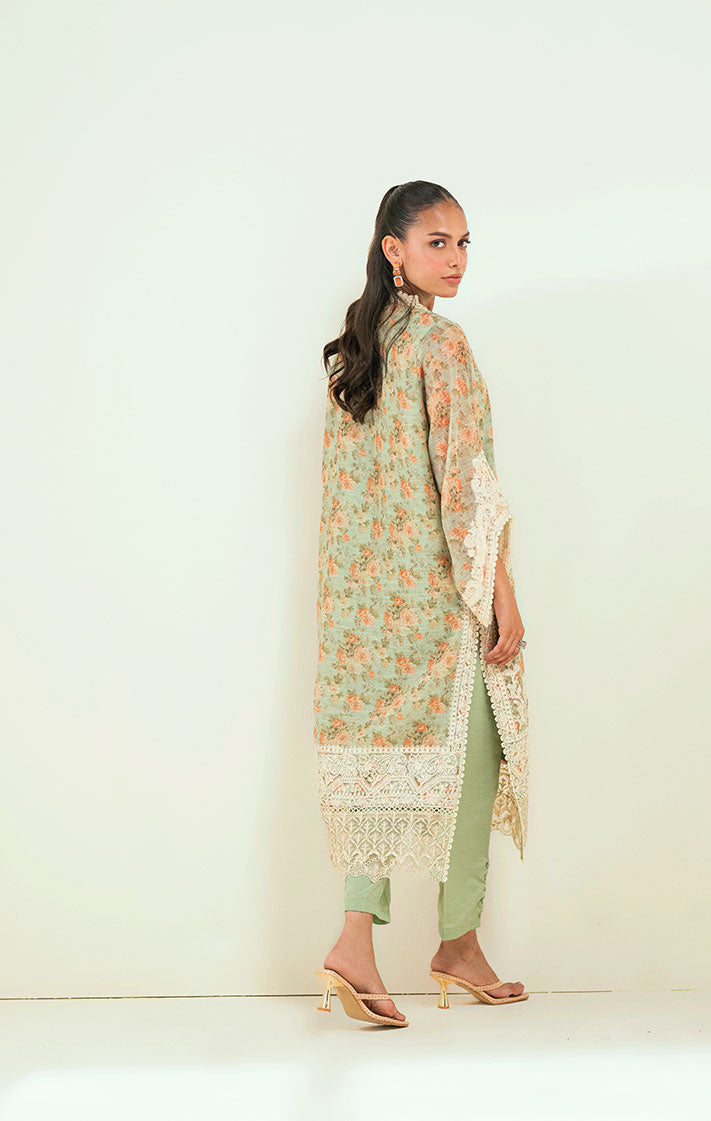 Dhanak | Signature Pret | SS24DA-2590 GREEN - by - Libasekhas UK - Registered Vendor of : Dhanak - 100% Original Designer Dresss