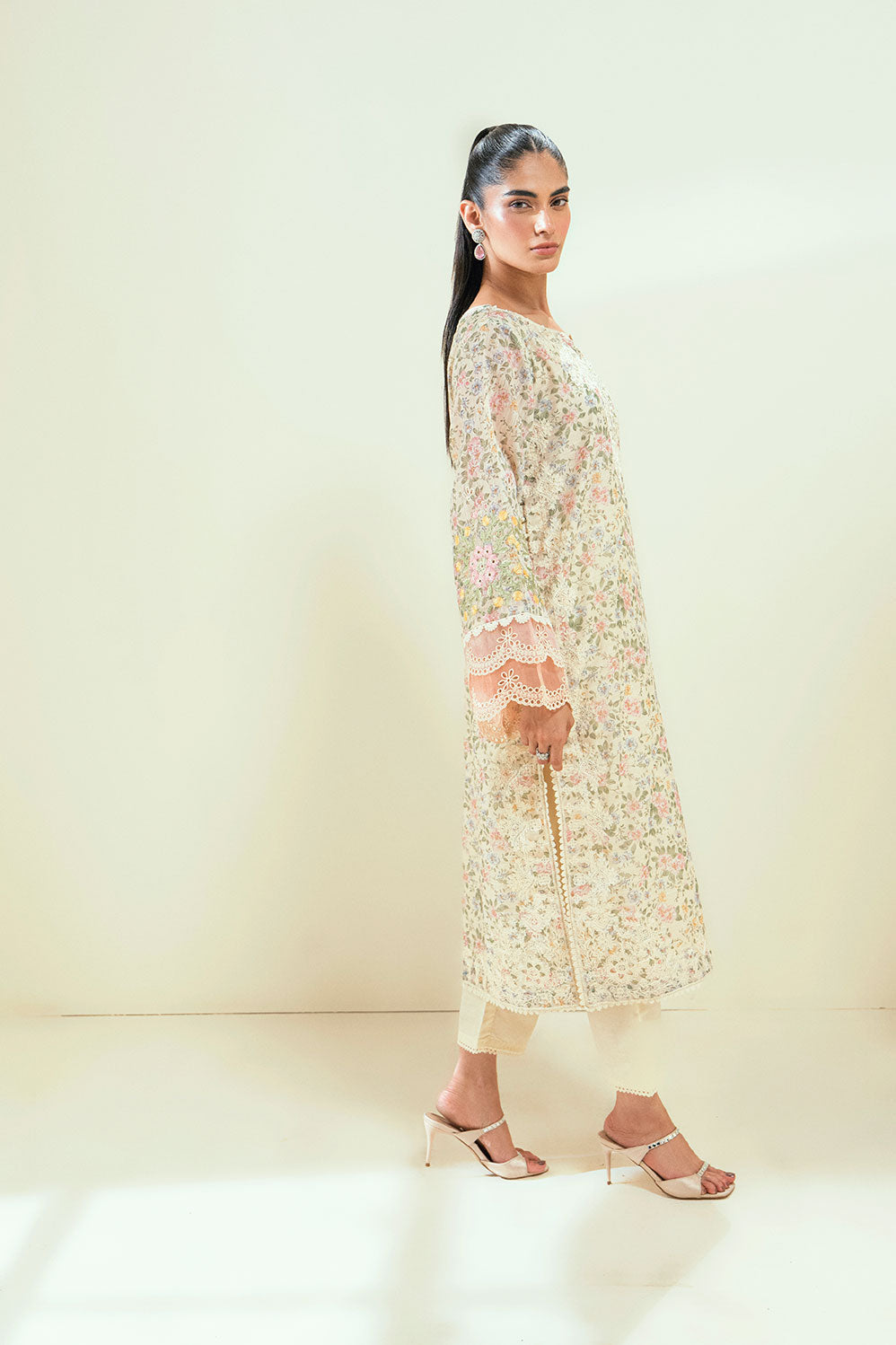 Dhanak | Signature Pret | SS24DA-2592 OFF-WHITE - by - Libasekhas UK - Registered Vendor of : Dhanak - 100% Original Designer Dresss