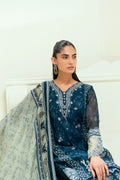 Dhanak | Signature Pret | SS25DA-2695 NAVY BLUE - by - Libasekhas UK - Registered Vendor of : Dhanak - 100% Original Designer Dresss
