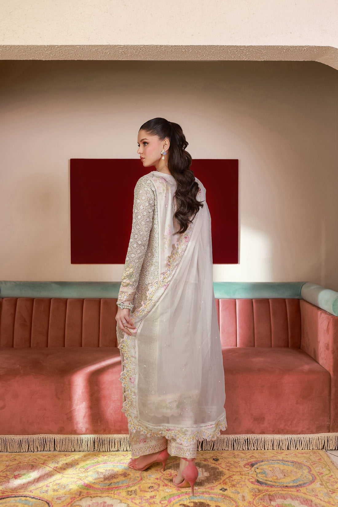 Dhanak | Chiffon Pret | SS25DA-2711 - by - Libasekhas UK - Registered Vendor of : Dhanak - 100% Original Designer Dresss