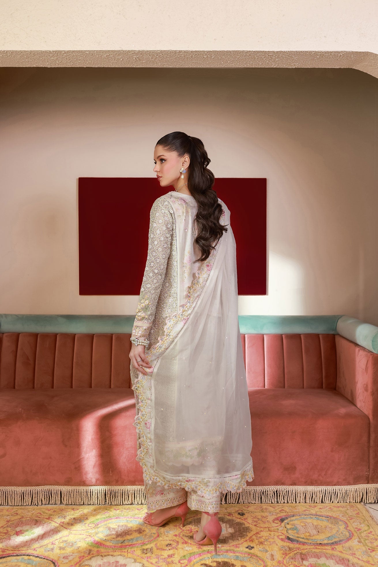 Dhanak | Chiffon Pret | SS25DA-2711 - by - Libasekhas UK - Registered Vendor of : Dhanak - 100% Original Designer Dresss