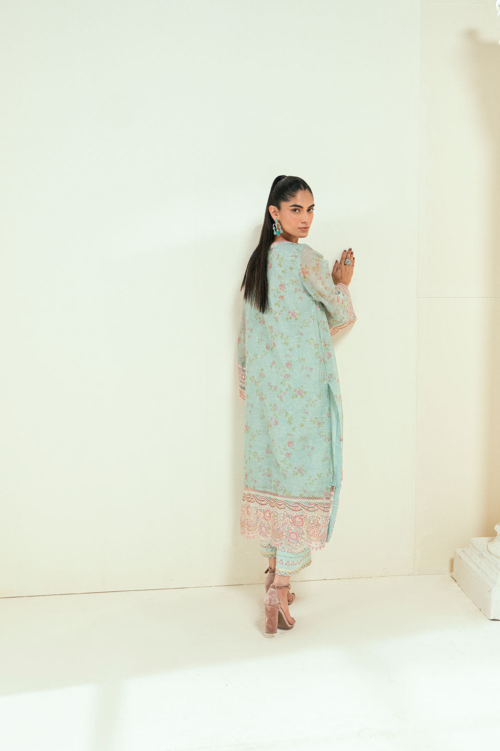 Dhanak | Signature Pret | SS25DA-2722 L-GREEN - by - Libasekhas UK - Registered Vendor of : Dhanak - 100% Original Designer Dresss