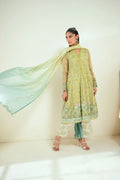 Dhanak | Signature Pret | SS25DA-2729 L-GREEN - by - Libasekhas UK - Registered Vendor of : Dhanak - 100% Original Designer Dresss