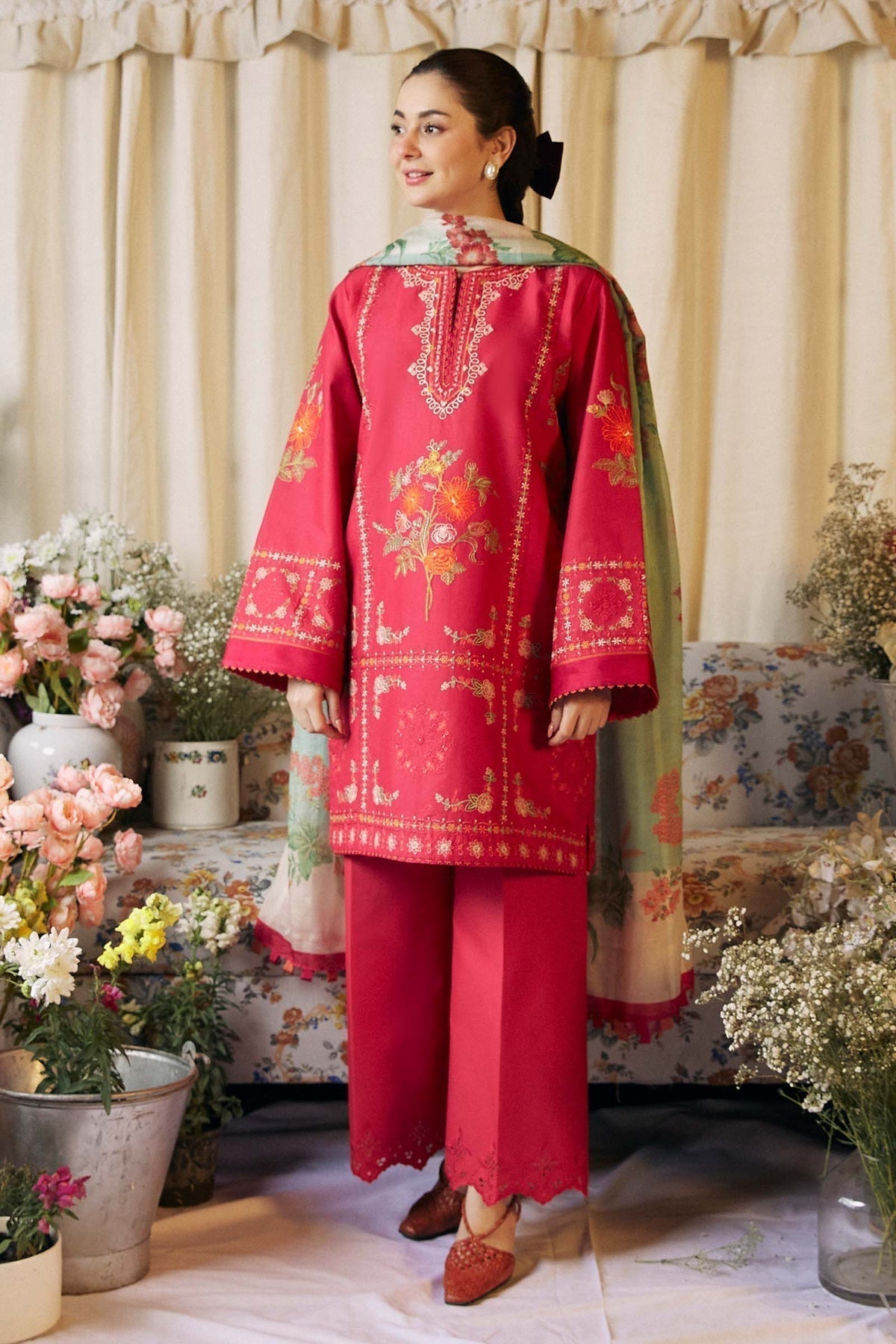 Zara Shahjahan | Coco Lawn Vol 2 | DAHLIA-1A - by - Libasekhas UK - Registered Vendor of : Zara Shahjahan - 100% Original Designer Dresss