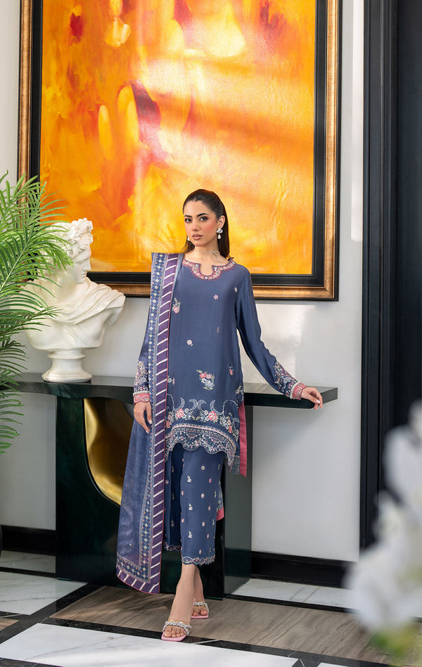 Dhanak | SS 25 Luxury Pret | SS25DL-0312 - by - Libasekhas UK - Registered Vendor of : Dhanak - 100% Original Designer Dresss