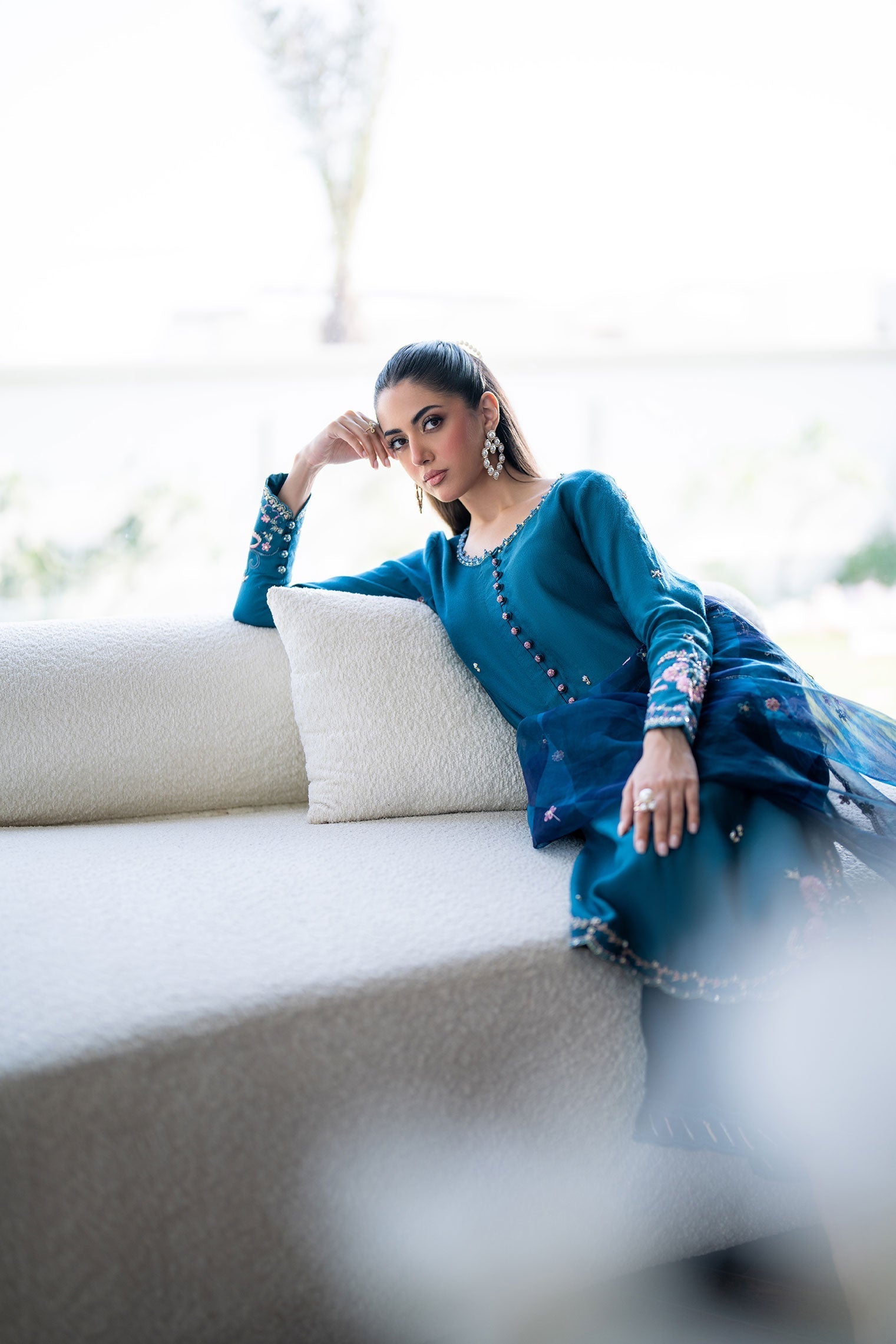 Dhanak | SS 25 Luxury Pret | SS25DL-0315 - by - Libasekhas UK - Registered Vendor of : Dhanak - 100% Original Designer Dresss