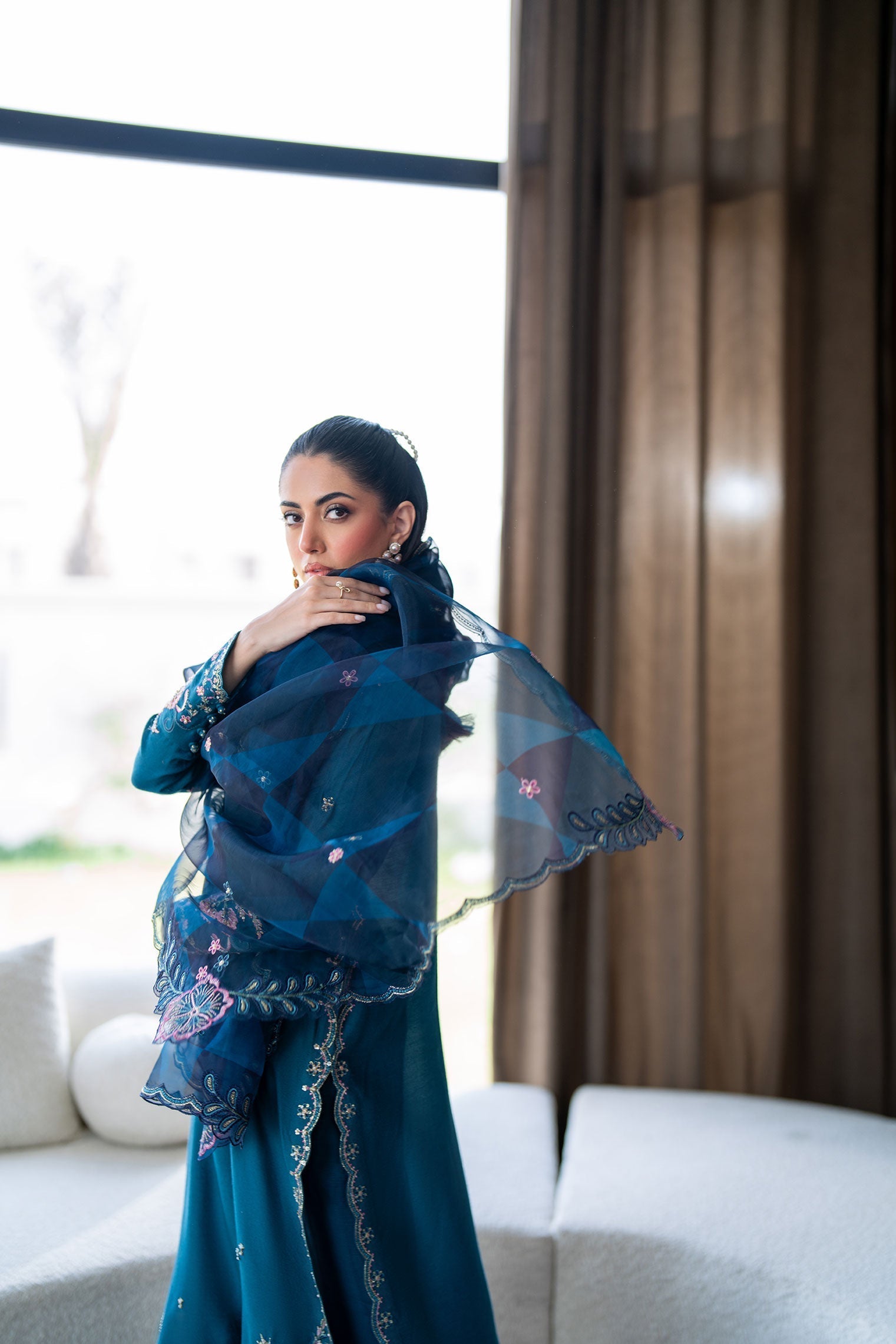 Dhanak | SS 25 Luxury Pret | SS25DL-0315 - by - Libasekhas UK - Registered Vendor of : Dhanak - 100% Original Designer Dresss