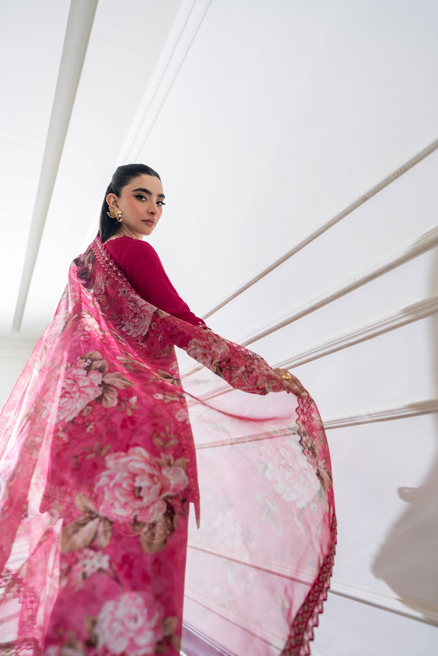 Dhanak | SS 25 Luxury Pret | SS25DL-0319 - by - Libasekhas UK - Registered Vendor of : Dhanak - 100% Original Designer Dresss