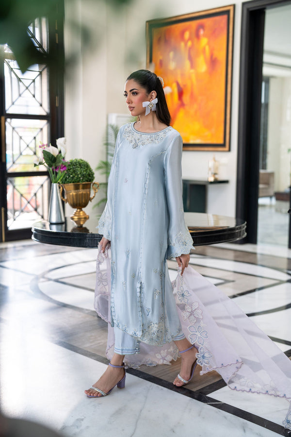 Dhanak | SS 25 Luxury Pret | SS25DL-0320 - by - Libasekhas UK - Registered Vendor of : Dhanak - 100% Original Designer Dresss