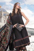 Maria B | Linen 23 | Black DL-1101 - by - Libasekhas UK - Registered Vendor of : Maria B - 100% Original Designer Dresss
