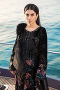 Maria B | Linen 23 | Black DL-1102 - by - Libasekhas UK - Registered Vendor of : Maria B - 100% Original Designer Dresss