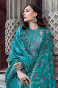 Maria B | Linen 23 | Teal DL-1105 - by - Libasekhas UK - Registered Vendor of : Maria B - 100% Original Designer Dresss