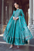 Maria B | Linen 23 | Teal DL-1105 - by - Libasekhas UK - Registered Vendor of : Maria B - 100% Original Designer Dresss