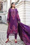 Maria B | Linen 23 | Purple DL-1108 - by - Libasekhas UK - Registered Vendor of : Maria B - 100% Original Designer Dresss