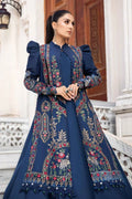Maria B | Linen 23 | Navy Blue DL-1109 - by - Libasekhas UK - Registered Vendor of : Maria B - 100% Original Designer Dresss