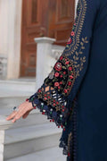 Maria B | Linen 23 | Navy Blue DL-1109 - by - Libasekhas UK - Registered Vendor of : Maria B - 100% Original Designer Dresss