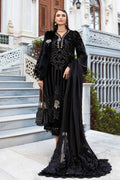 Maria B | Linen 23 | Black & Gold DL-1111 - by - Libasekhas UK - Registered Vendor of : Maria B - 100% Original Designer Dresss