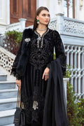 Maria B | Linen 23 | Black & Gold DL-1111 - by - Libasekhas UK - Registered Vendor of : Maria B - 100% Original Designer Dresss