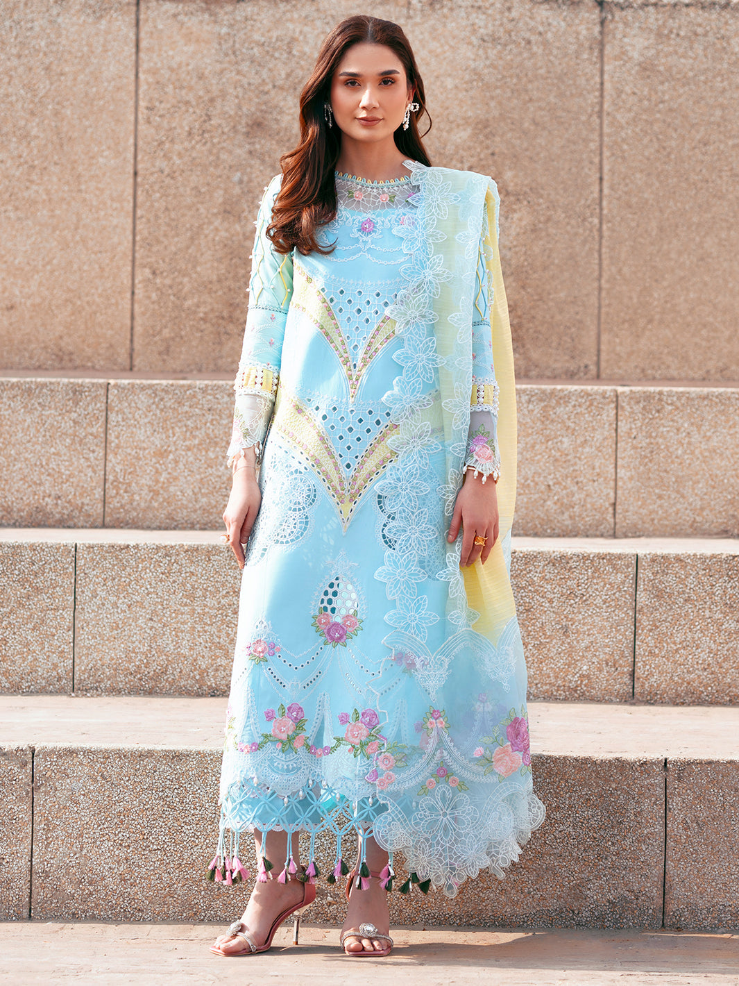 Parishay | Dil e Raqsam Festive Eid Lawn | DR-01 - by - Libasekhas UK - Registered Vendor of : Parishay - 100% Original Designer Dresss