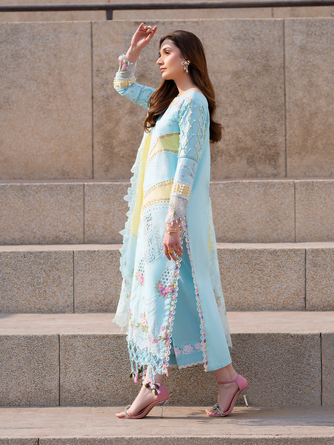 Parishay | Dil e Raqsam Festive Eid Lawn | DR-01 - by - Libasekhas UK - Registered Vendor of : Parishay - 100% Original Designer Dresss