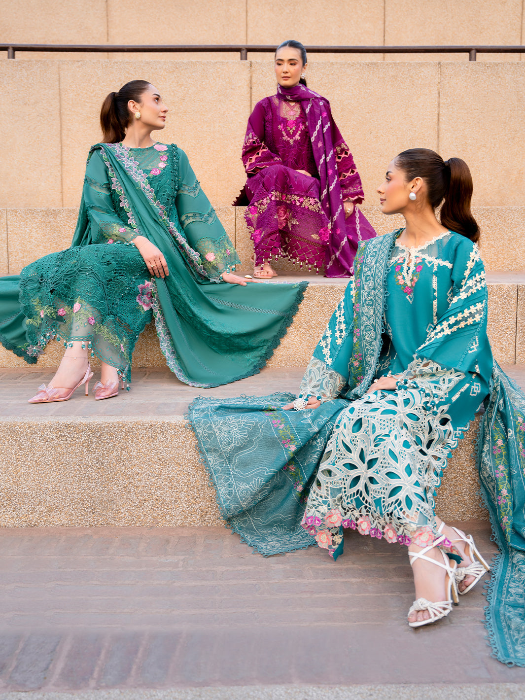 Parishay | Dil e Raqsam Festive Eid Lawn | DR-03 - by - Libasekhas UK - Registered Vendor of : Parishay - 100% Original Designer Dresss