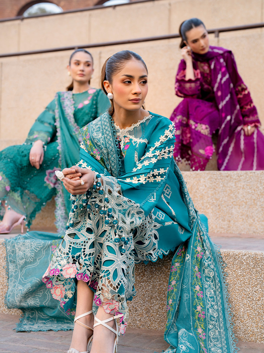 Parishay | Dil e Raqsam Festive Eid Lawn | DR-03 - by - Libasekhas UK - Registered Vendor of : Parishay - 100% Original Designer Dresss