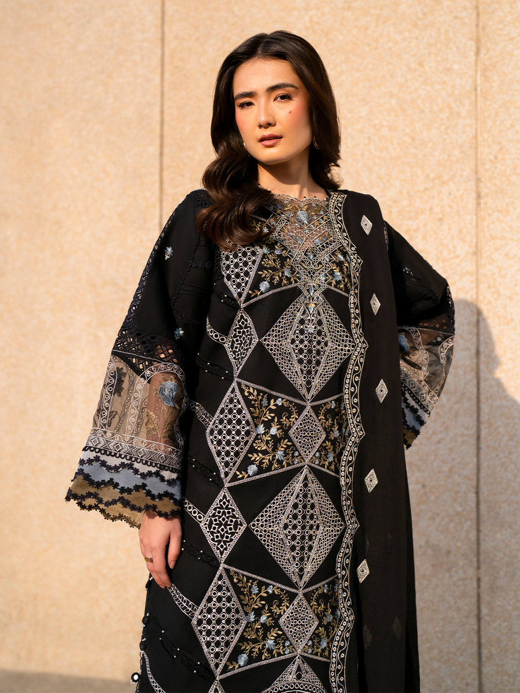 Parishay | Dil e Raqsam Festive Eid Lawn | DR-08 - by - Libasekhas UK - Registered Vendor of : Parishay - 100% Original Designer Dresss