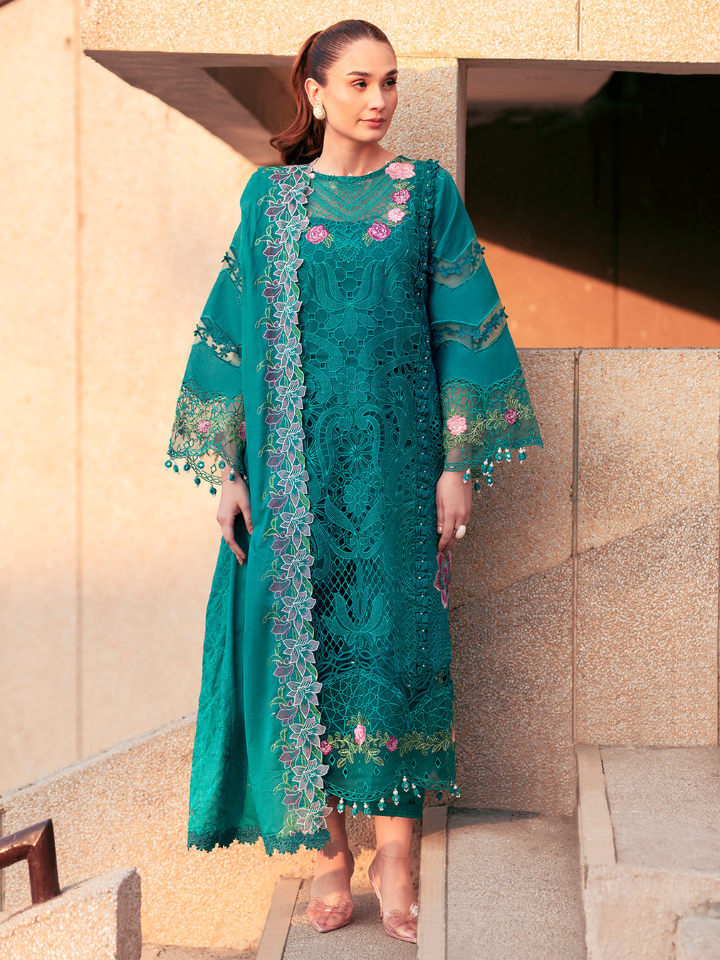 Parishay | Dil e Raqsam Festive Eid Lawn | DR-09 - by - Libasekhas UK - Registered Vendor of : Parishay - 100% Original Designer Dresss