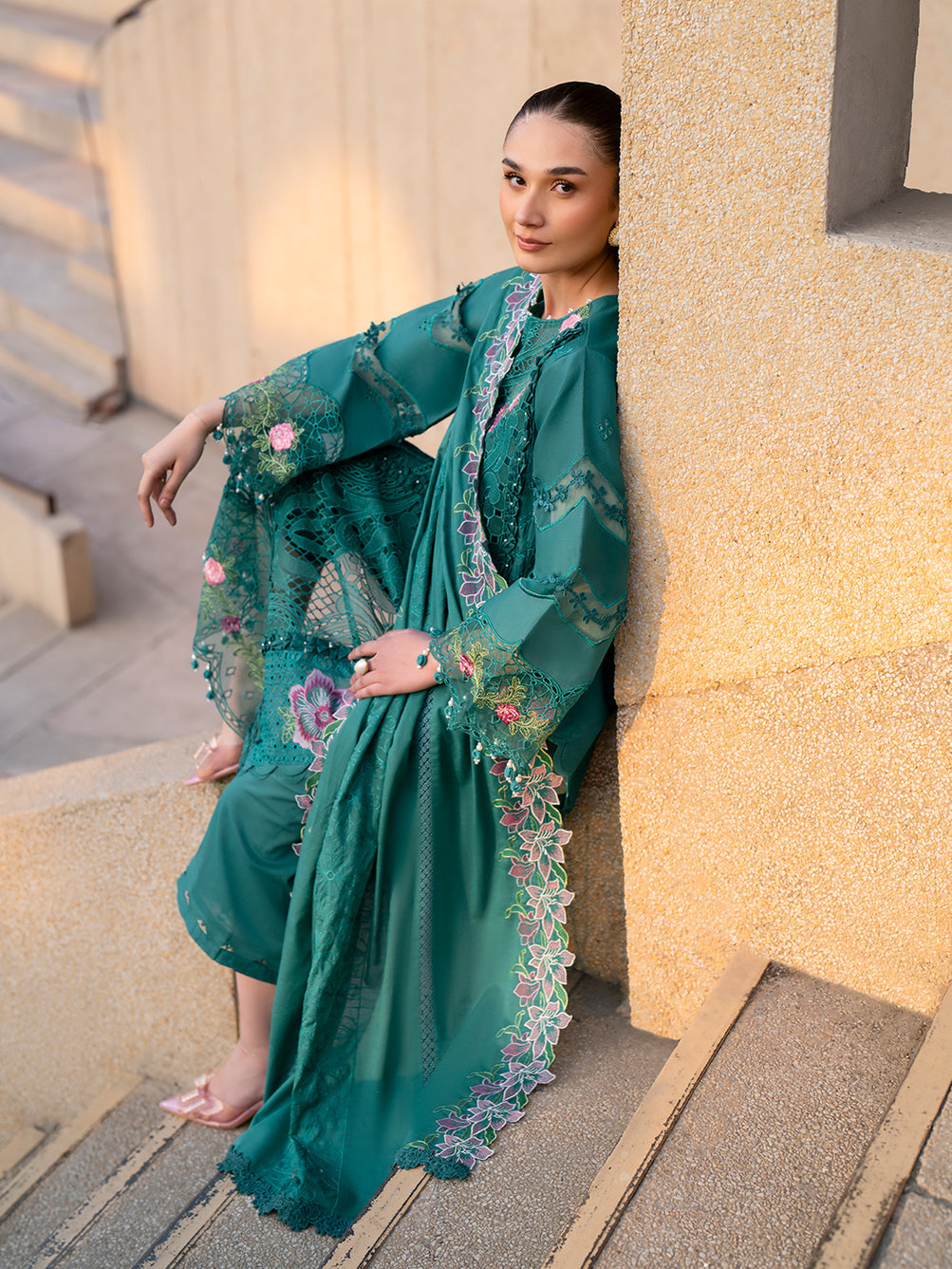 Parishay | Dil e Raqsam Festive Eid Lawn | DR-09 - by - Libasekhas UK - Registered Vendor of : Parishay - 100% Original Designer Dresss