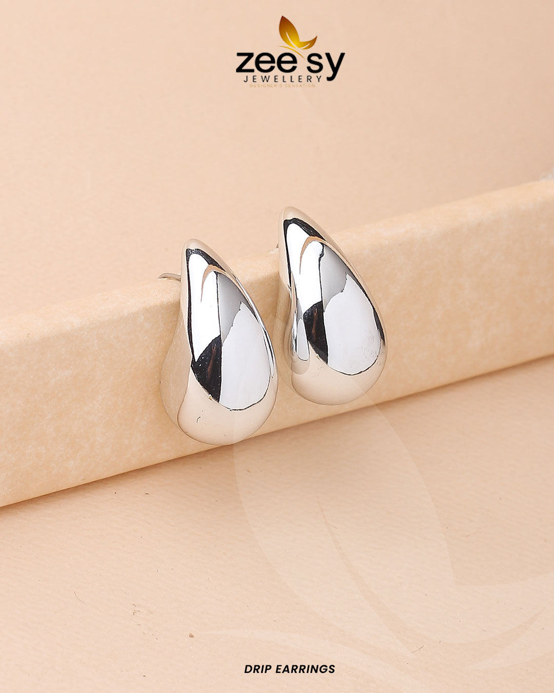 Drip Earrings - by - Libasekhas UK - Registered Vendor of : Zeesy - 100% Original Designer Dresss