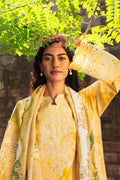 Neeshay | Summer Lines Printkari 25 | BUTTERCUP - by - Libasekhas UK - Registered Vendor of : Neeshay - 100% Original Designer Dresss