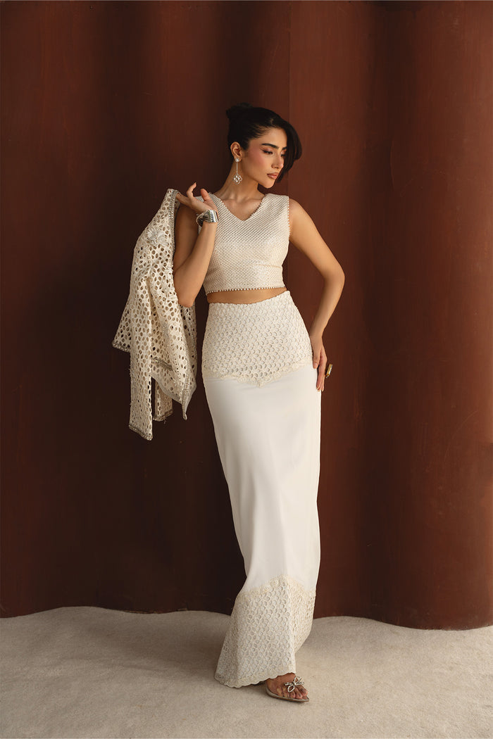 Mysie | Festive 26 | Snowy - by Libasekhas UK - Registered Vendor of : Mysie - 100% Original Designer Dress