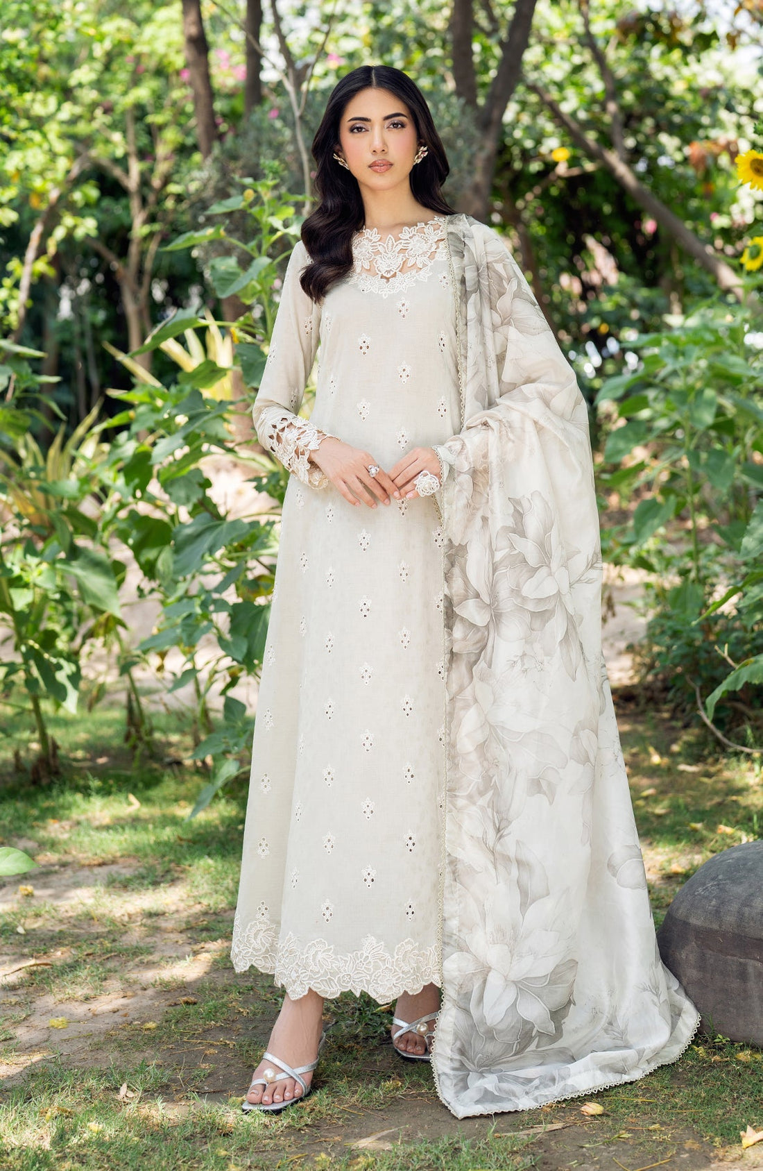 Zarif | Nura Textured Lawn 25 | ISARA - by - Libasekhas UK - Registered Vendor of : Zarif - 100% Original Designer Dresss