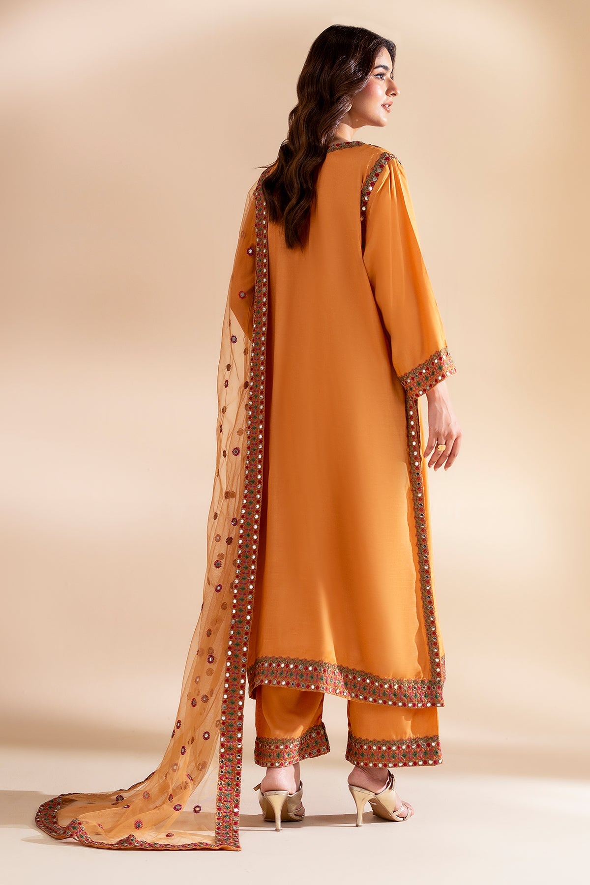 Charizma | Festive Pret | 3-PC Embroidered Silk CMA-6-360 - by Libasekhas UK - Registered Vendor of : Charizma - 100% Original Designer Dress