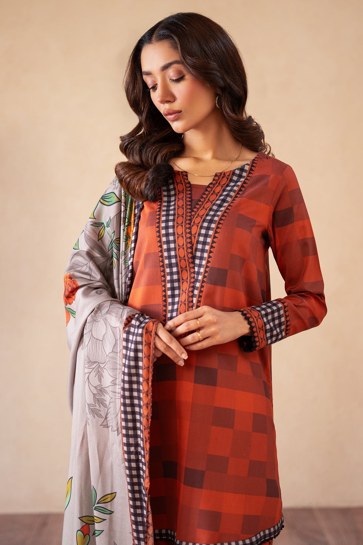 Charizma | Print Melody | CPM-4-S45A - by - Libasekhas UK - Registered Vendor of : Charizma - 100% Original Designer Dresss