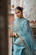 Charizma | Festive Pret | 3-PC Embroidered Raw Silk CMA-6-412 - by Libasekhas UK - Registered Vendor of : Charizma - 100% Original Designer Dress
