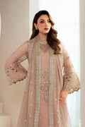 Alizeh | Aymal Chiffon | AF-BHM-4043-Jade - by - Libasekhas UK - Registered Vendor of : Alizeh - 100% Original Designer Dresss