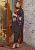 Fozia Khalid | Silk Spire | NOIR - by - Libasekhas UK - Registered Vendor of : Fozia Khalid - 100% Original Designer Dresss