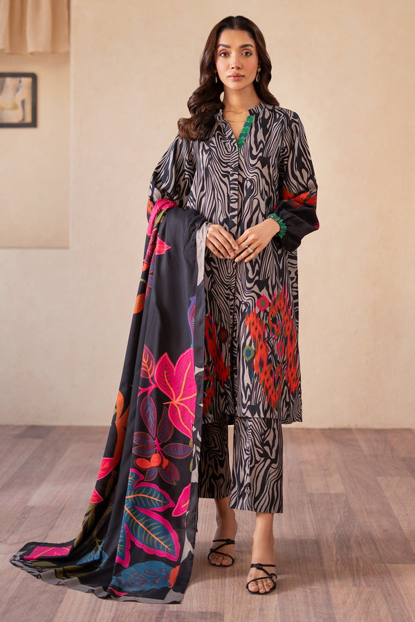 Charizma | Print Melody | CPM-4-S49A - by - Libasekhas UK - Registered Vendor of : Charizma - 100% Original Designer Dresss