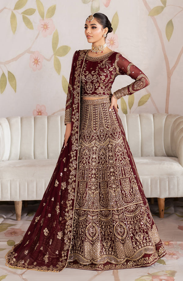 Zarif | Shehnai Luxury Wedding Edit | SHEESHAM - by - Libasekhas UK - Registered Vendor of : Zarif - 100% Original Designer Dresss