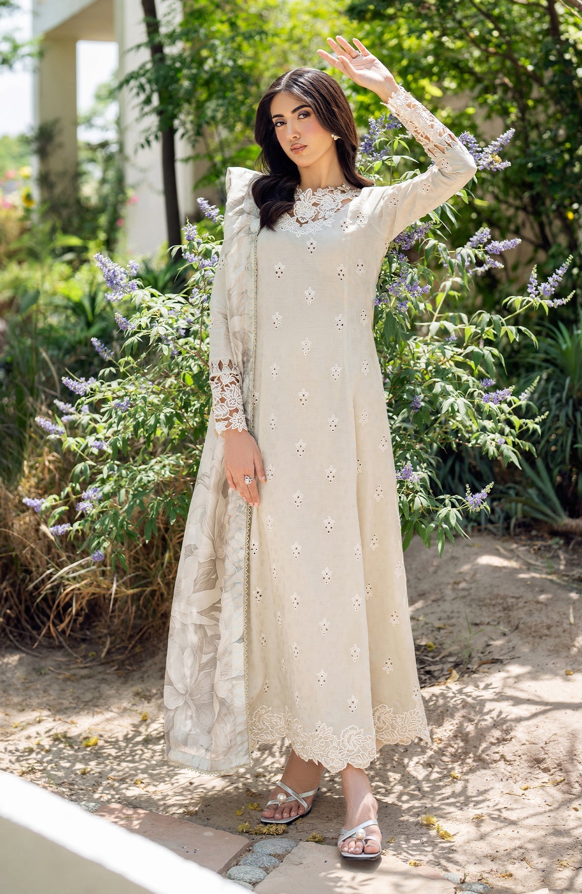 Zarif | Nura Textured Lawn 25 | ISARA - by - Libasekhas UK - Registered Vendor of : Zarif - 100% Original Designer Dresss