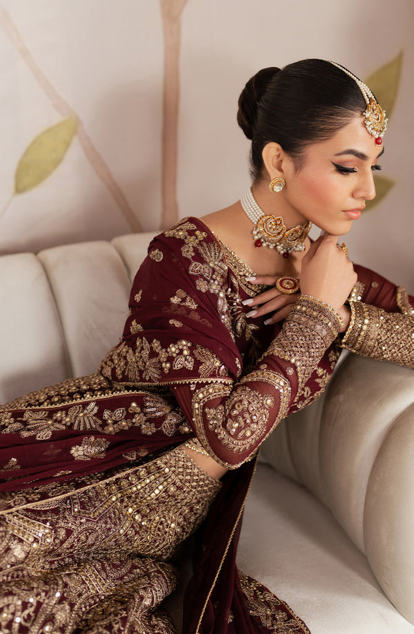Zarif | Shehnai Luxury Wedding Edit | SHEESHAM - by - Libasekhas UK - Registered Vendor of : Zarif - 100% Original Designer Dresss