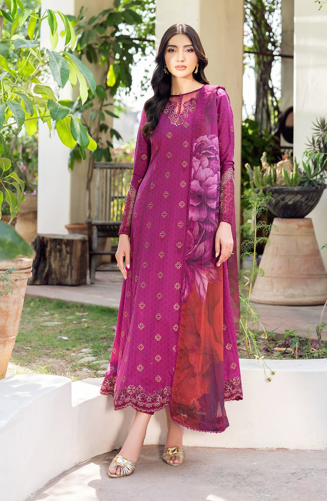 Zarif | Nura Textured Lawn 25 | MEHMAL - by - Libasekhas UK - Registered Vendor of : Zarif - 100% Original Designer Dresss